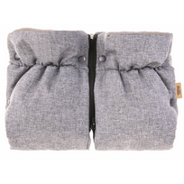 MILLI dviejų dalių pirštinė vėžimėliui, wool premium, Beige + melange light grey, 38x26 cm, 3-3-3-Z-M-101