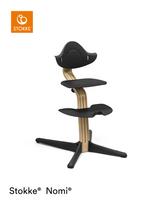 STOKKE ąžuolinė maitinimo kėdutė NOMI®, black, 626602