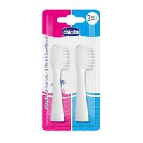 CHICCO elektrinio dantų šepetėlio antgalis, 2 vnt., 00008545010000