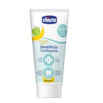 CHICCO dantų pasta su fluoru, obuolių-bananų skonio, 6-24 mėn., 50 ml,  00007428000000