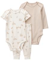 CARTER'S smėlinukas trumpomis rankovėmis, smėlinukas ilgomis rankovėmis ir tamprės, 1P571010 69-72cm