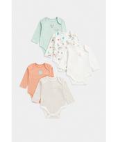 MOTHERCARE smėlinukas ilgomis rankovėmis, FC043 5vnt.,