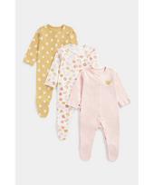 MOTHERCARE šliaužtinukas ilgomis rankovėmis, FC104 3vnt.,