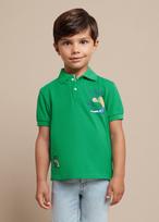 MAYORAL polo marškinėliai trumpomis rankovėmis 5F, chlorophyl, 3106-33