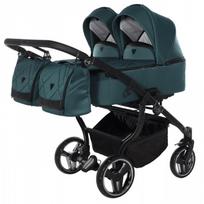 TAKO vežimėlis dvynukams Junama DUO V3 2in1, green 03