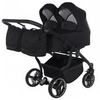 TAKO vežimėlis dvynukams Junama DUO V3 2in1, black 04