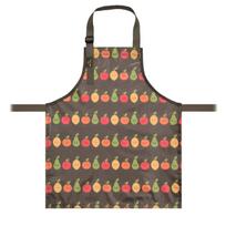 BIBETTA prijuostė vaikams Grey Happy Fruits, BZK-54-001