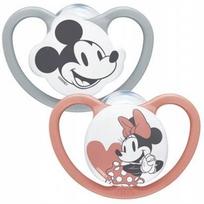 NUK silikoninis čiulptukas Space Mickey, 6-18mėn, 2vnt, SU95