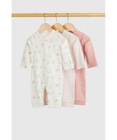 MOTHERCARE šliaužtinukas ilgomis rankovėmis, 3vnt., GF054