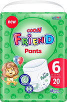 GOO.N sauskelnės kelnaitės 6 dydis, 15-25 kg, 20 vnt., F1010117-003
