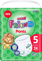 GOO.N sauskelnės kelnaitės jumbo 5 dydis, 12-17 kg, 24 vnt., F1010117-002