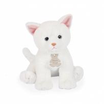 DOUDOU ET COMPAGNIE minkšta balta katė 18cm, HO3155