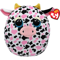 TY SQUISHY BEANIES pliušinis žaislas karvutė MILKSHAKE, 35cm , TY39364