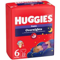 HUGGIES sauskelnės-kelnaitės Overnight, 6 dydis, 15-25 kg, 22 vnt, 2661903