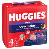HUGGIES sauskelnės-kelnaitės Overnight, 4 dydis, 9-14 kg, 26 vnt, 2661901