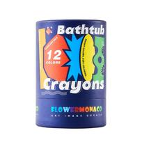 FLOWERMONACO vonios kreidelės Bathtub Crayons, 12 spalvų, 847352