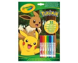 CRAYOLA kūrybinis rinkinys Color & Activity, Pokemon, 04-2746G