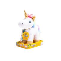 CRAYOLA spalvinamas pliušinis žaislas Color Me Plush - Unicorn, 4026316