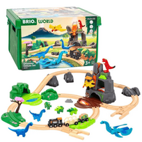 BRIO WORLD dinozaurų nuotykių rinkinys Deluxe Set, 63610400