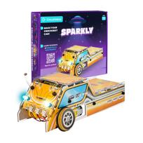 CIRCUITMESS Wacky Robot mokomasis STEM rinkinys Sparkly, CM-SA-SPARKLY