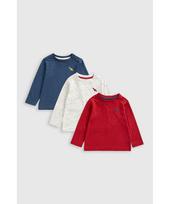 MOTHERCARE marškinėliai ilgomis rankovėmis 3 vnt., JL304 116