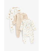 MOTHERCARE šliaužtinukas ilgomis rankovėmis, 3 vnt., BB764 2,3