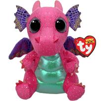 TY Beanie Boos pliušinis žaislas rožinis drakonas SPITFIRE, 15 cm, TY37361