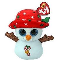 TY Beanie Boos pliušinis žaislas sniego senis BRRRNIE, 15 cm, TY37355