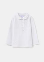 OVS polo marškinėliai ilgomis rankovėmis, balti, 74 cm, 002119486