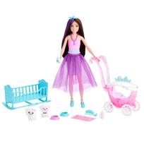 BARBIE Dreamtopia Fairytale lėlė Skipper su ėriukais, HLC29