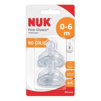 NUK silikoninis žindukas PERFECT MATCH+, S, 0-6 mėn., 2 vnt., SA111