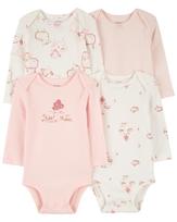 CARTER'S smėlinukas ilgomis rankovėmis, 4vnt., 1R353310 69-72 cm