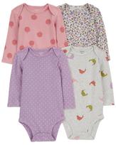 CARTER'S smėlinukas ilgomis rankovėmis, 4vnt., 1R582610 69-72 cm