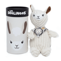 DEGLINGOS pliušinis žaislas dėžutėje - lama, 32127B