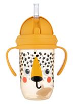 CANPOL BABIES neišsipilanti gertuvė su šiaudeliu BABIESBOO CHEETAH, 270 ml, 56/617_ora