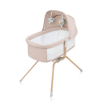 LIONELO kelioninė lovelė-lopšys MALIN EVO, Beige natural