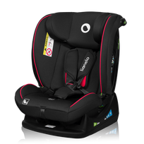 LIONELO automobilinė kėdutė AART I-SIZE, Black carbon red,  40-150 cm.