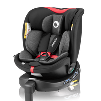 LIONELO automobilinė kėdutė NAVY I-SIZE, Black red,  40-150 cm.