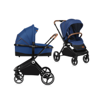 LIONELO universalus vežimėlis MIKA 2in1, Blue navy