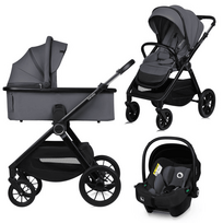 LIONELO universalus vežimėlis LAYLA 3in1, Grey stone, LO-LAYLA 3IN1