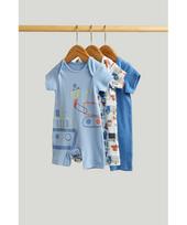 MOTHERCARE šliaužtinukas trumpomis rankovėmis 3 vnt., LK149 80