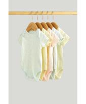 MOTHERCARE smėlinukas trumpomis rankovėmis 5 vnt., LL869 80