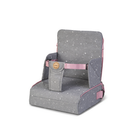 SARO maitinimo kėdutė-daiktadėžė, Gray/pink, 13798