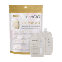 INNOGIO vienkartiniai maišeliai 20pcs. ir jungtis pientraukiui GIOmum Line, GIO-349