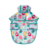 SQUISHMALLOWS PETS lietaus apsiaustas augintiniui Raining Squish, dydis S, JPT0901-S