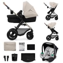 KINDERKRAFT universalus vežimėlis MOOV 2 AIR 3in1, moonlight grey, KSMOOV02GRY0000
