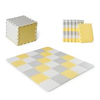 KINDERKRAFT putplasčio dėlionės kilimėlis LUNO, yellow, KKMLUNOYEL0000