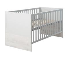 ROBA transformuojama lova MAREN, 70x140 cm., Whitewashed Oak/Light grey, 1911803