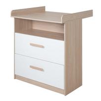 ROBA komoda su vystymo lenta CABANE, White/Oak, 1711867