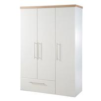 ROBA trijų durų spinta NELE, White/Artisan Oak, 1631824